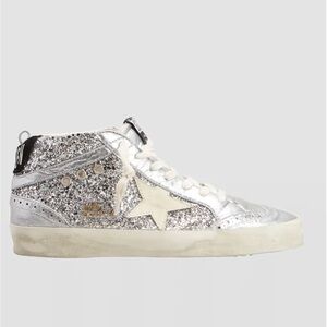 Golden Goose Silver Sneakers